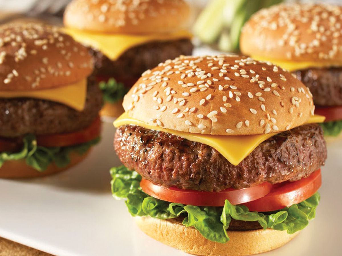 Beef Burger tall