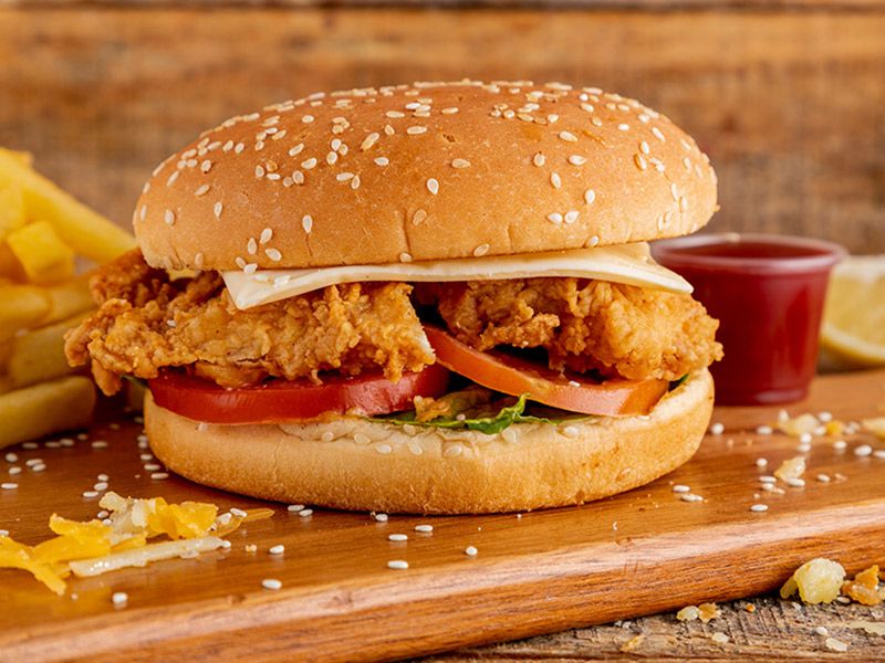 Chicken Cheese Burger