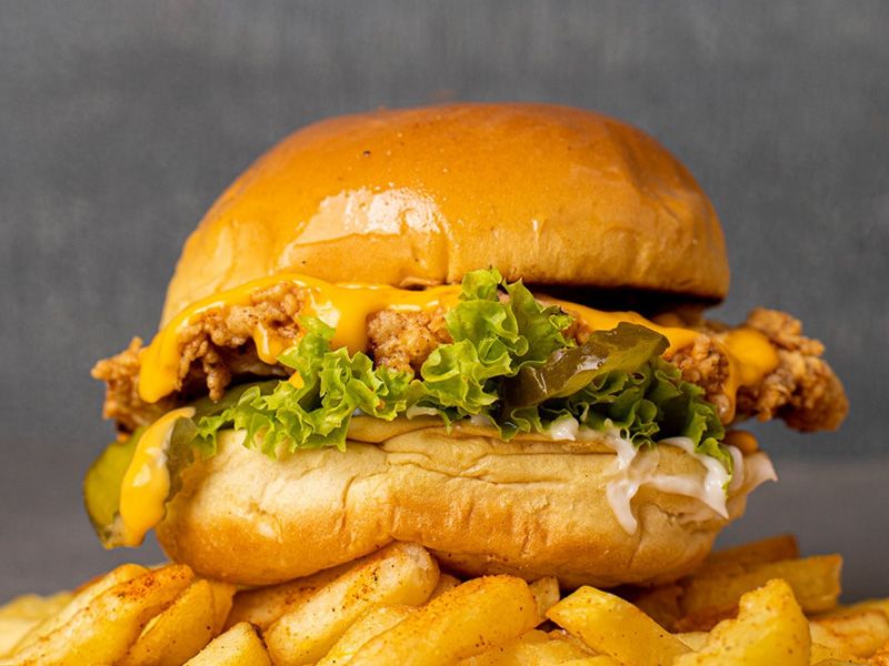 Crispy Chicken Burger Sandwich