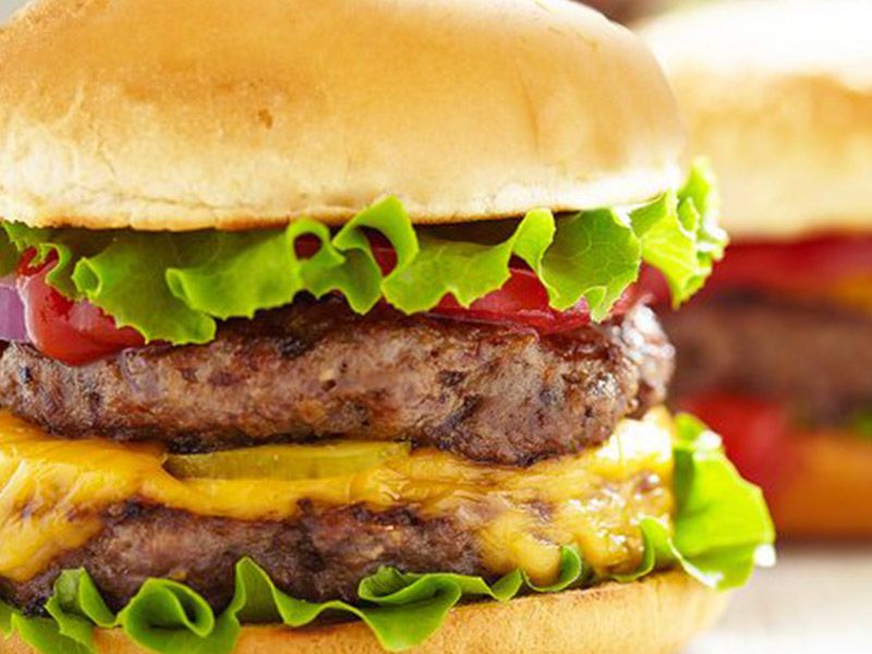 Jumbo Cheese Burger Sandwich