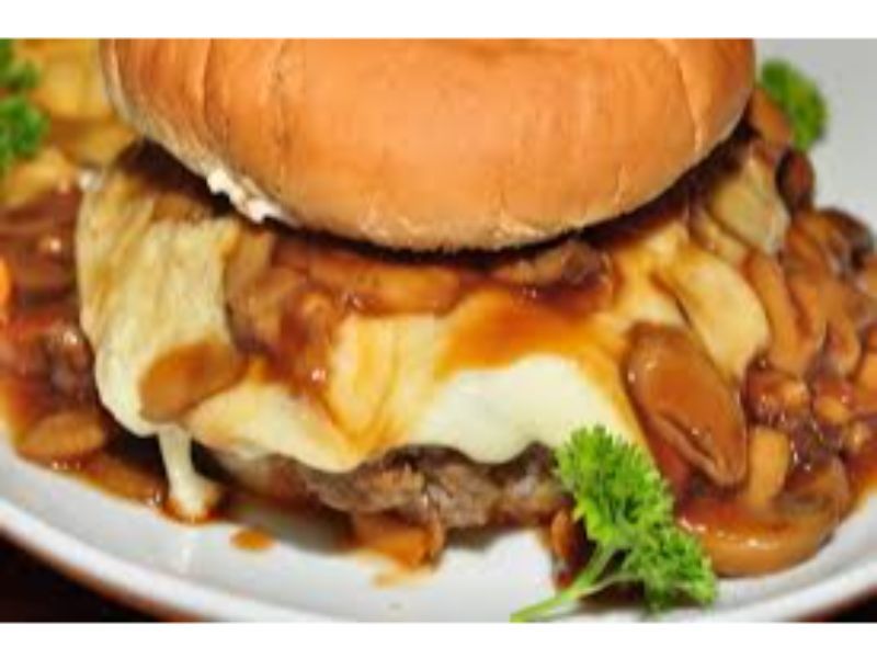 Jumbo Burger With Mushroom