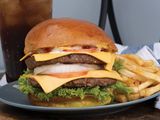 Jumbo mix burger sandwich