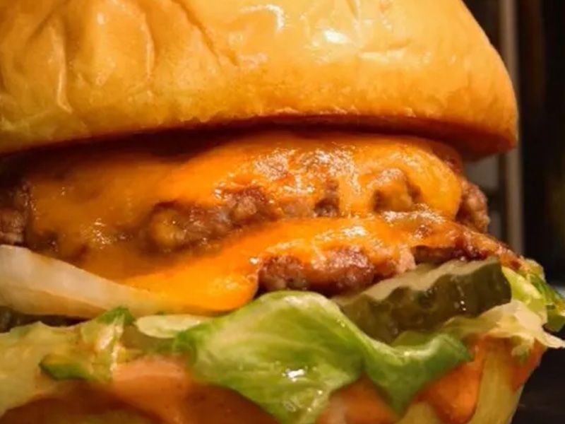 Cheese burger sandwich
