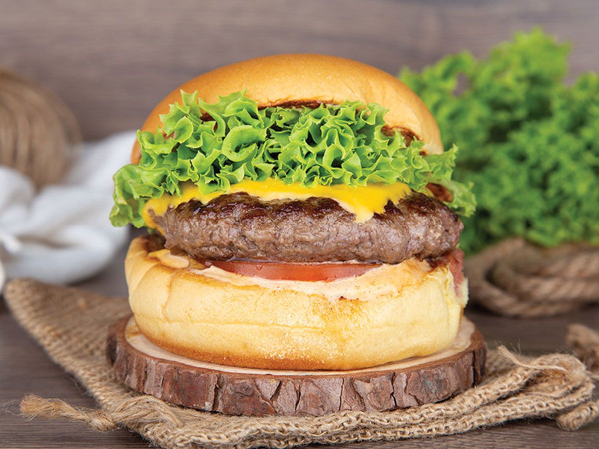 Cheese Beef Burger Sandwich