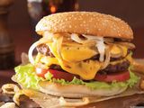Cheese burger sandwich