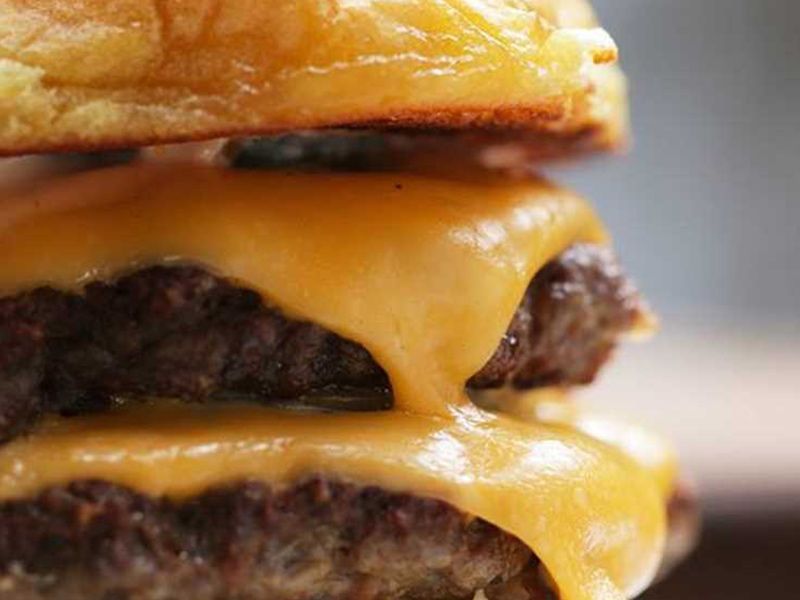 Cheese Beef Burger Sandwich