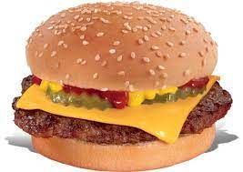 Beef Burger With Cheese Sandwich