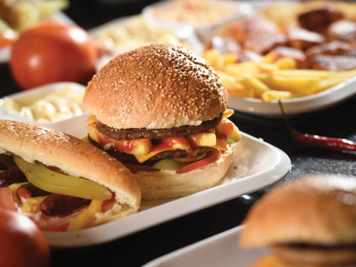 Double egg burger