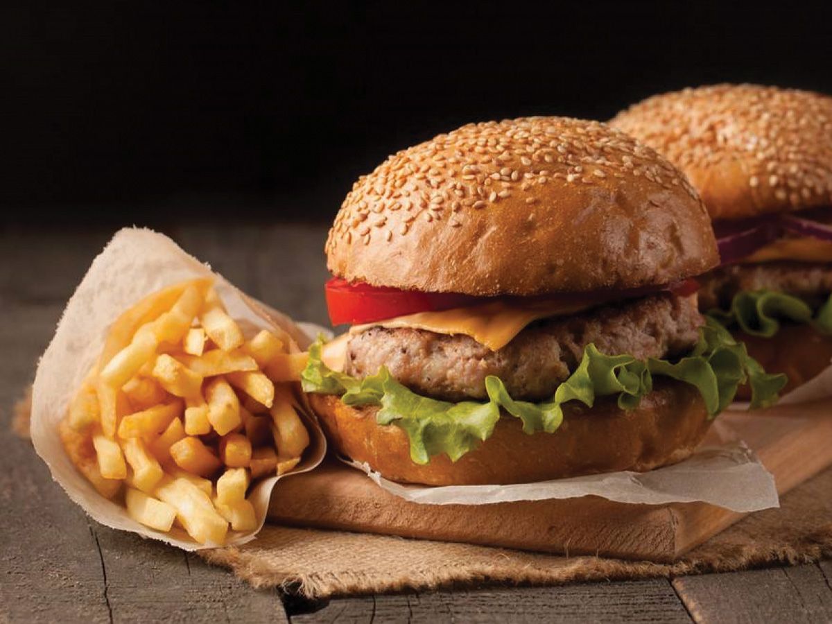 Double cheese burger