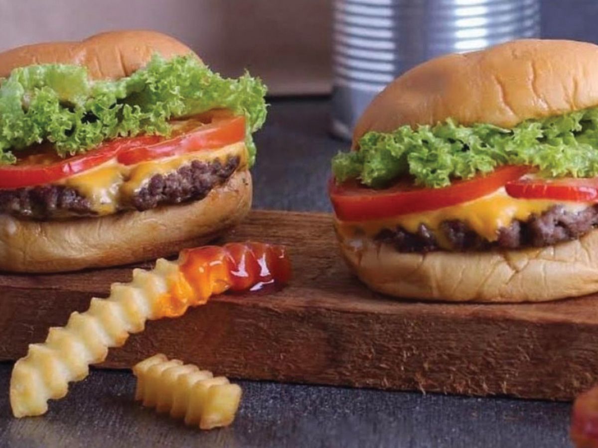 Double mix burger