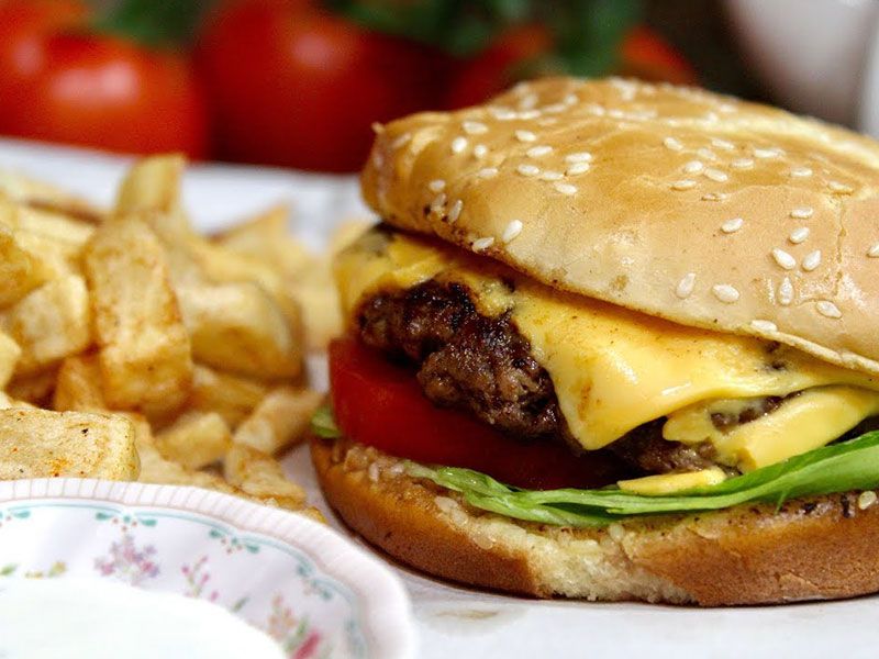 Chicken Cheese Burger Sandwich