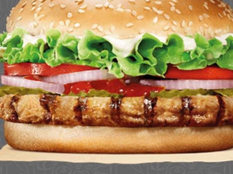 Double Chicken Burger Sandwich