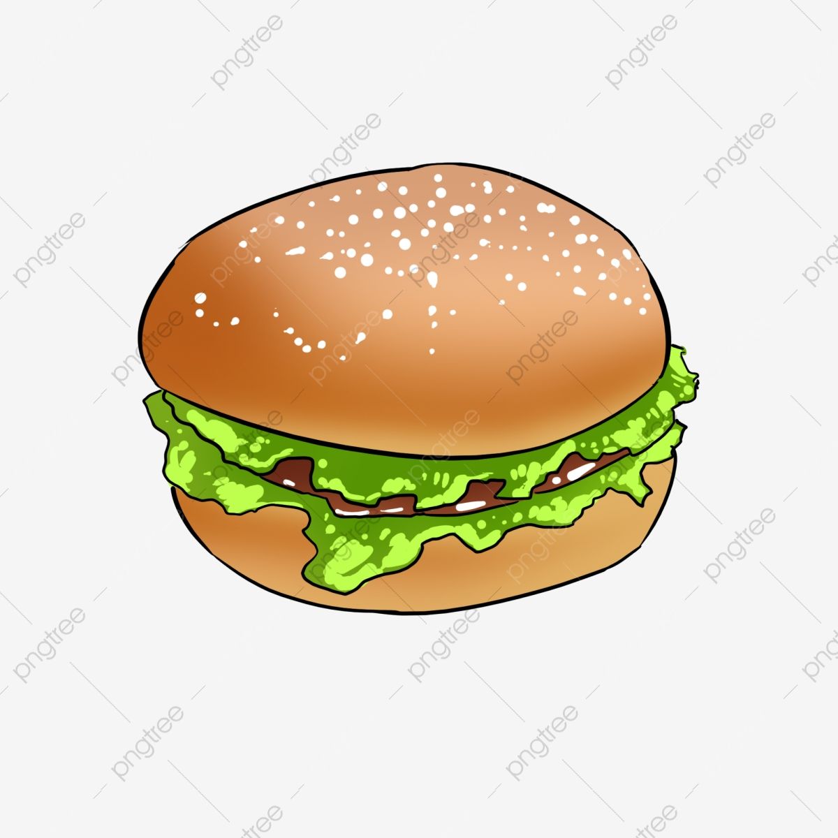 Burger With Cheese Sandwich
