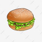 Burger With Cheese Sandwich