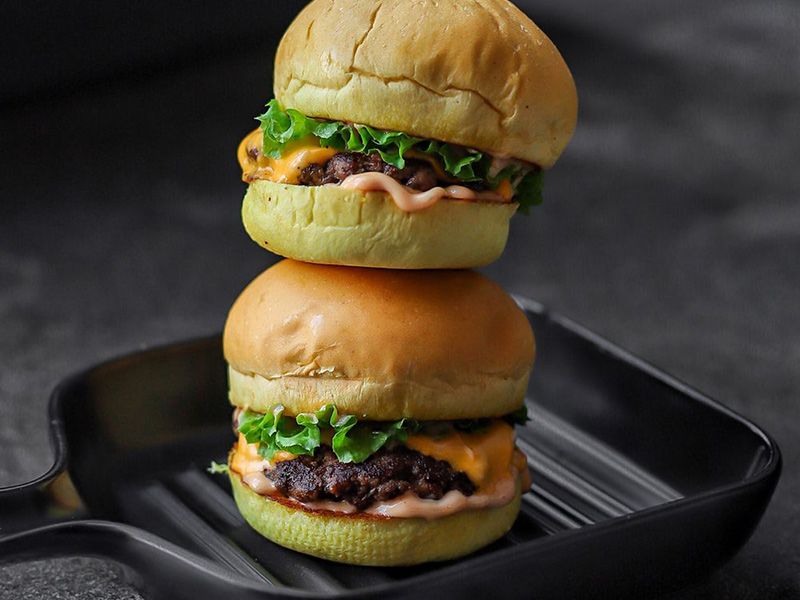 Double Jumbo Beef Burger Sandwich