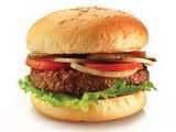 Plain burger sandwich