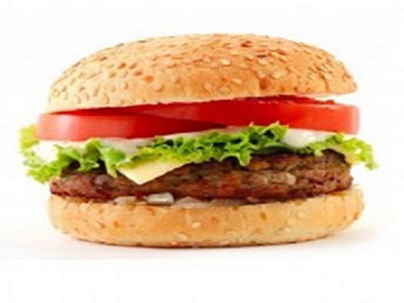 Plain Beef Burger Sandwich