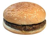 Plain Beef Burger Sandwich