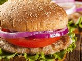 Plain Beef Burger Sandwich