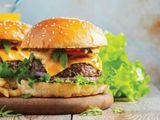 Fire Burger Sandwich