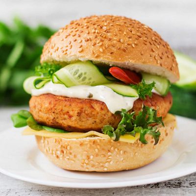 Chicken burger sandwich