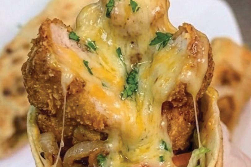 Cheese Chicken Burger Syrian