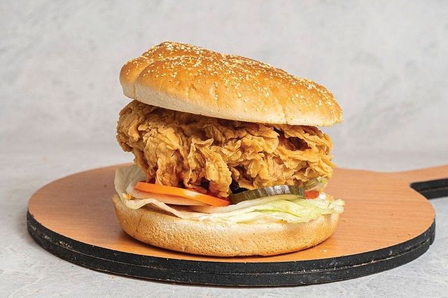 Double Chicken Burger Sandwich