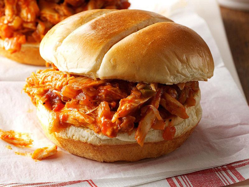 BBQ Chicken Burger Sandwich