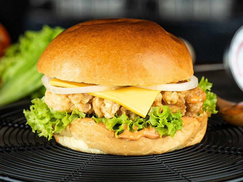 Cheese Chicken Burger Sandwich