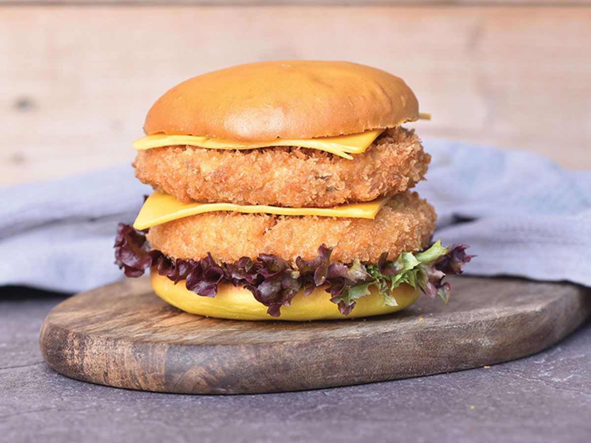 Double chicken burger Sandwich