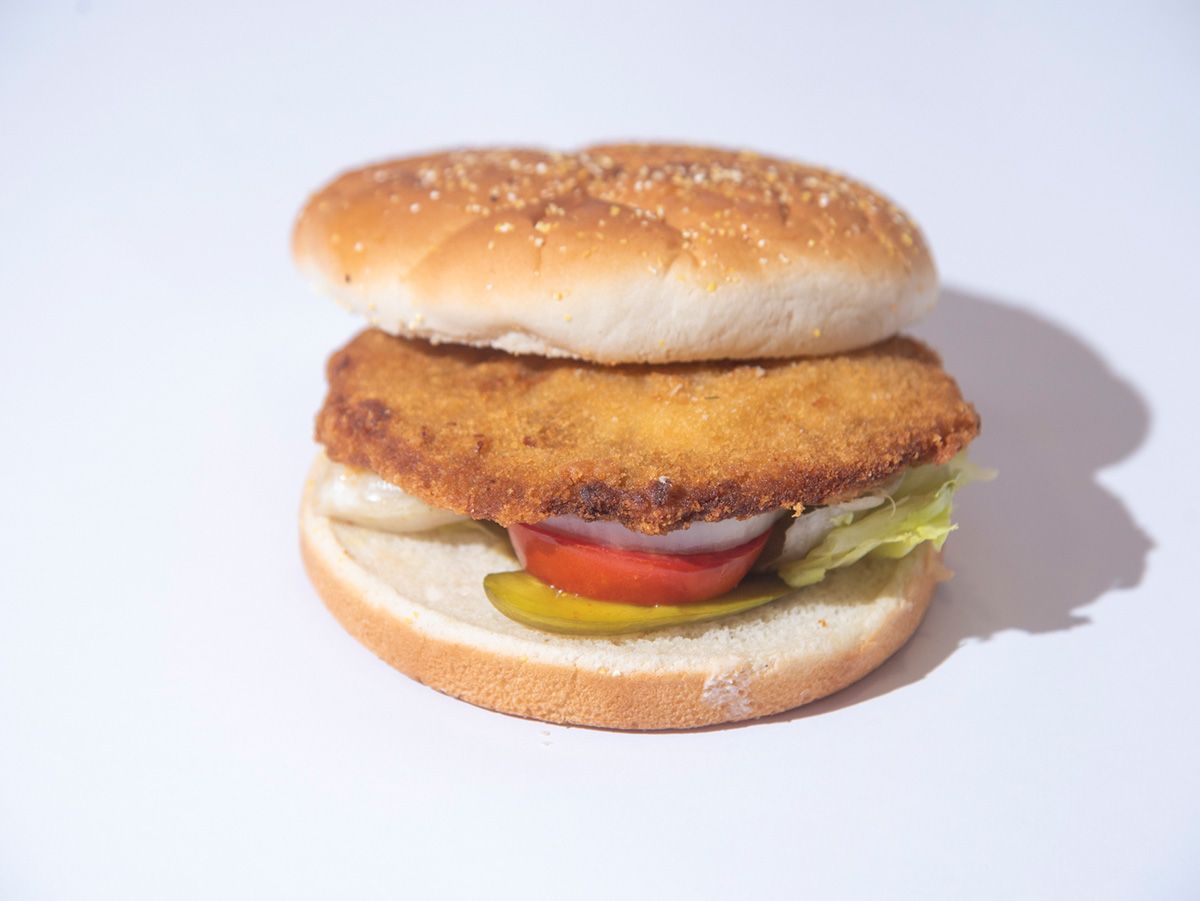 Large Chicken Burger Sandwich