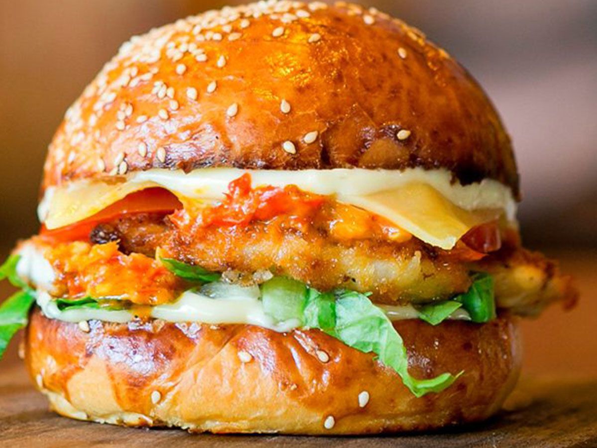 Mix Chicken Burger Sandwich