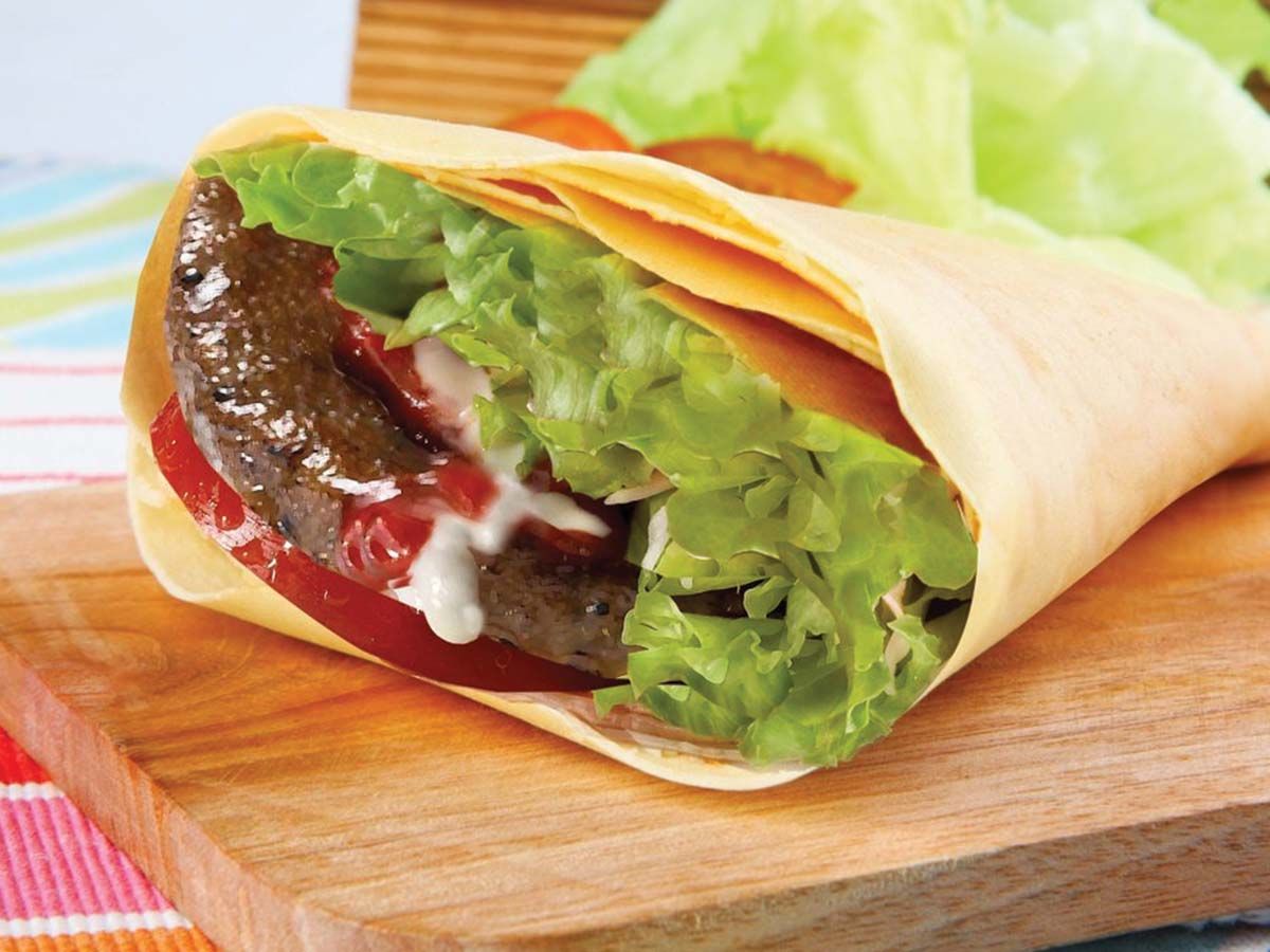 Burger crepe