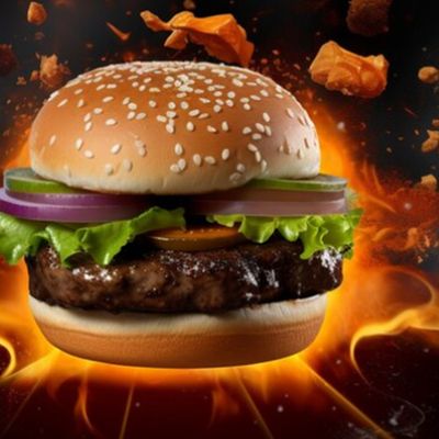 Lava Burger Sandwich