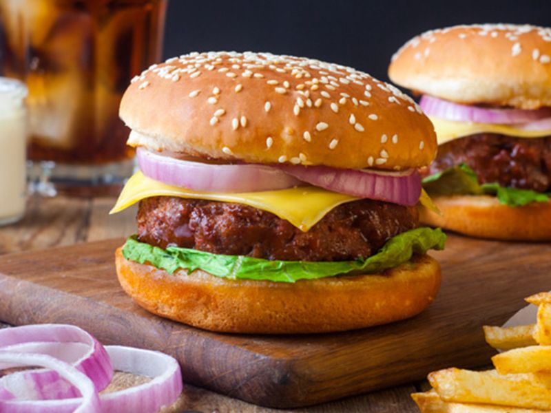 Meat Burger Kids meal