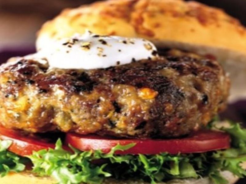 Cheese Beef Burger Sandwich