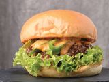 meat burger with cheese