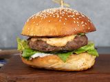 Plain Meat Burger sandwich