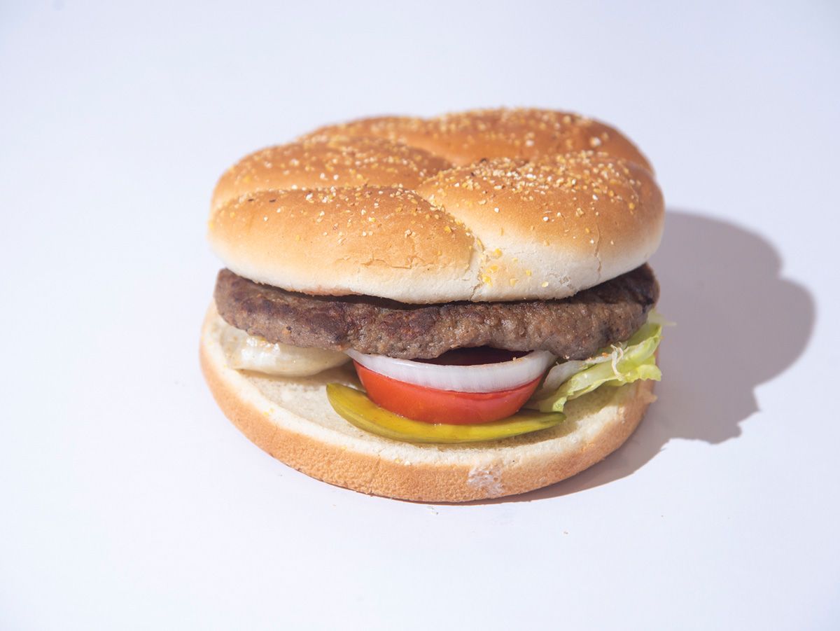 Plain Burger Sandwich