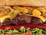 meat burger sandwich