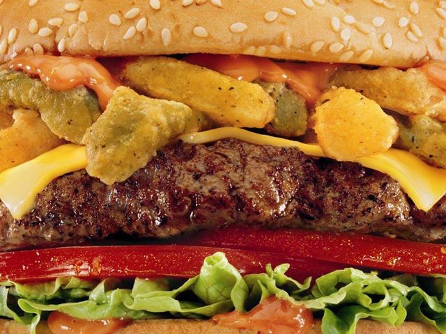 meat burger sandwich