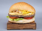 Plain meat burger