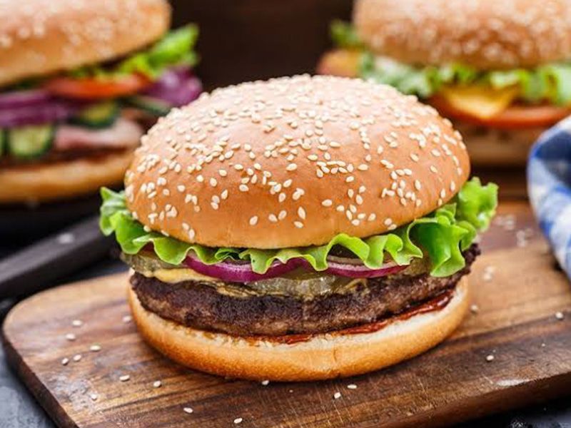 Plain Burger Sandwich
