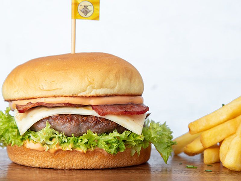 Meat Burger Syrian Sandwich