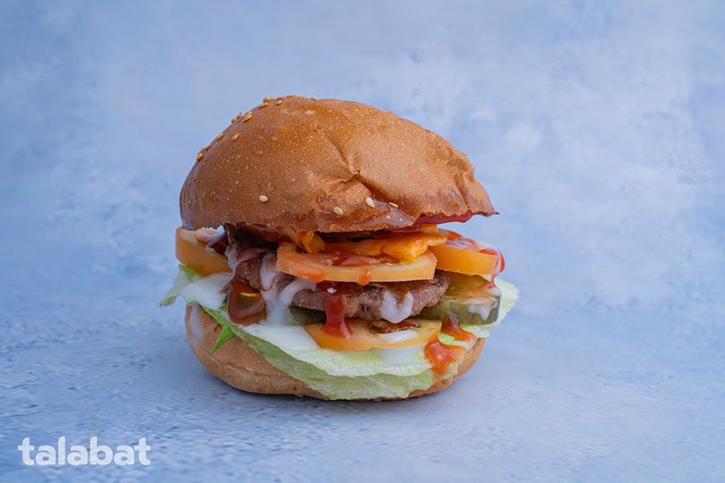 Cheese Beef Burger Syrian
