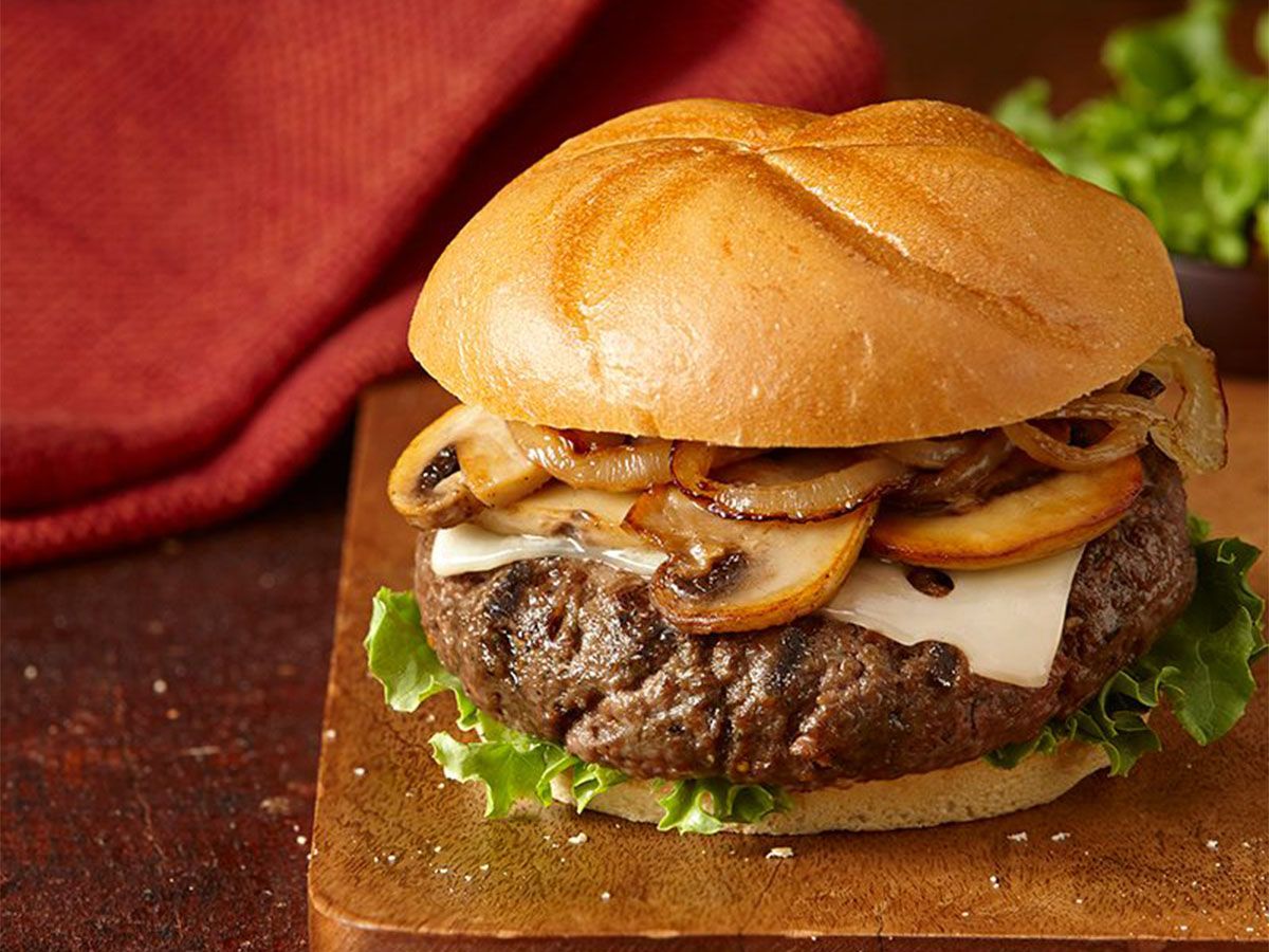 Mushroom beef Burger