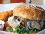 Mushroom Burger Sandwich