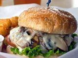 BBQ Mushroom Burger Sandwich