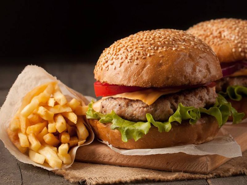 Grilled Burger Sandwich