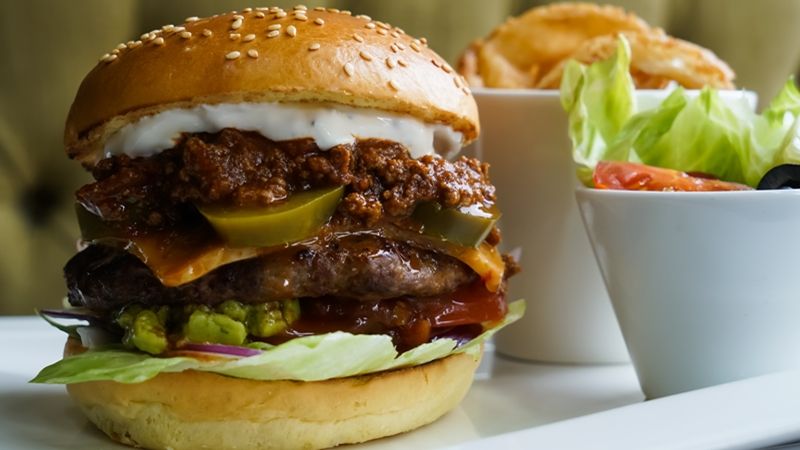 Mexican Spicy Burger Sandwich